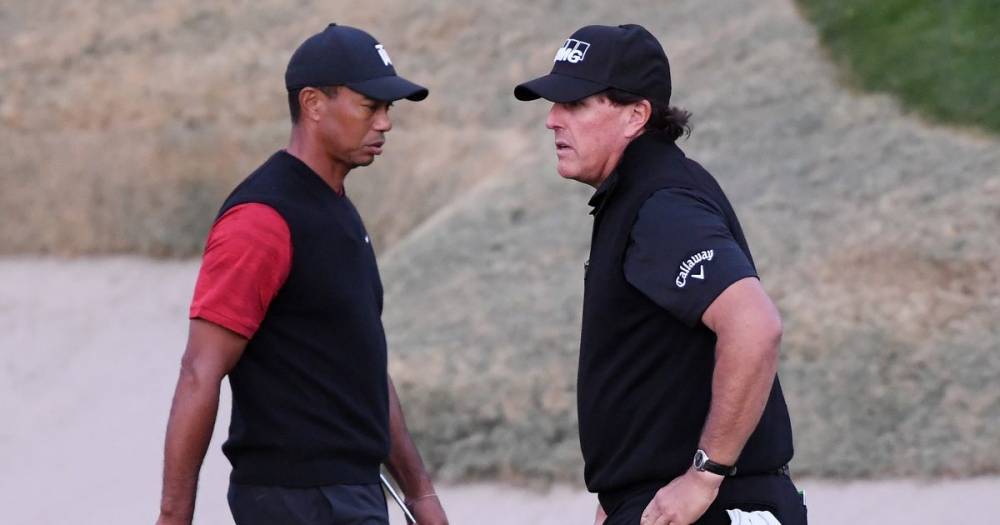 Tom Brady - Phil Mickelson - Tiger Woods - Tiger Woods says trash talk has already started ahead of Phil Mickelson golf rematch - dailystar.co.uk