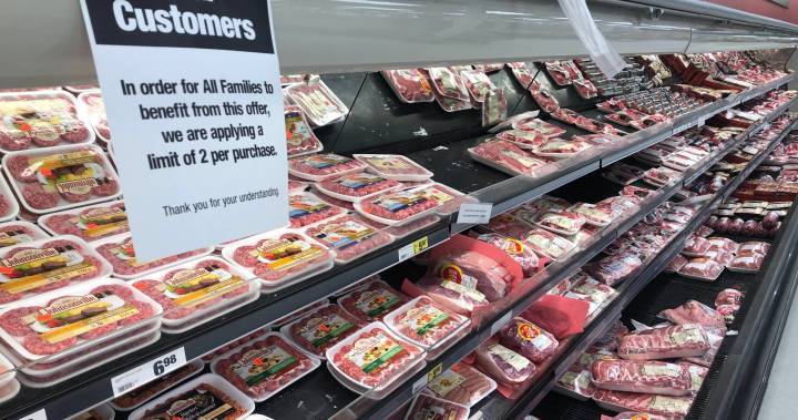 John Graham - Where’s the beef? Some Winnipeg grocery stores limit purchases amid COVID-19 pandemic - globalnews.ca - Canada - parish Red River