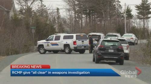 Alexa Maclean - All clear given after N.S. issues emergency alert to reports of shots fired - globalnews.ca - municipality Regional, county Halifax - county Halifax