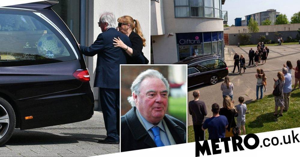 Syd Little - Ryan Macginnis - Eddie Large’s loved ones says goodbye at his funeral in Bristol after his death from coronavirus - metro.co.uk - county Bristol