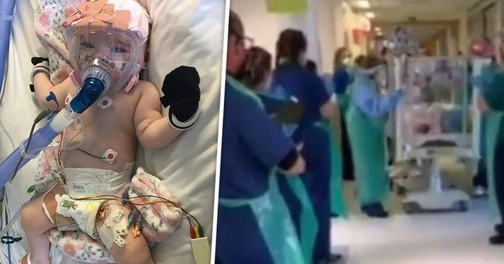 Erin the 'miracle baby' born with a heart condition has beaten coronavirus - medics were moved to tears as she was clapped through the hospital corridors - manchestereveningnews.co.uk