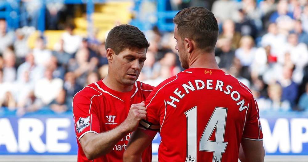 Steven Gerrard - Paul Scholes - Steven Gerrard makes Paul Scholes comparison with Liverpool's Jordan Henderson - mirror.co.uk - city Manchester - Jordan