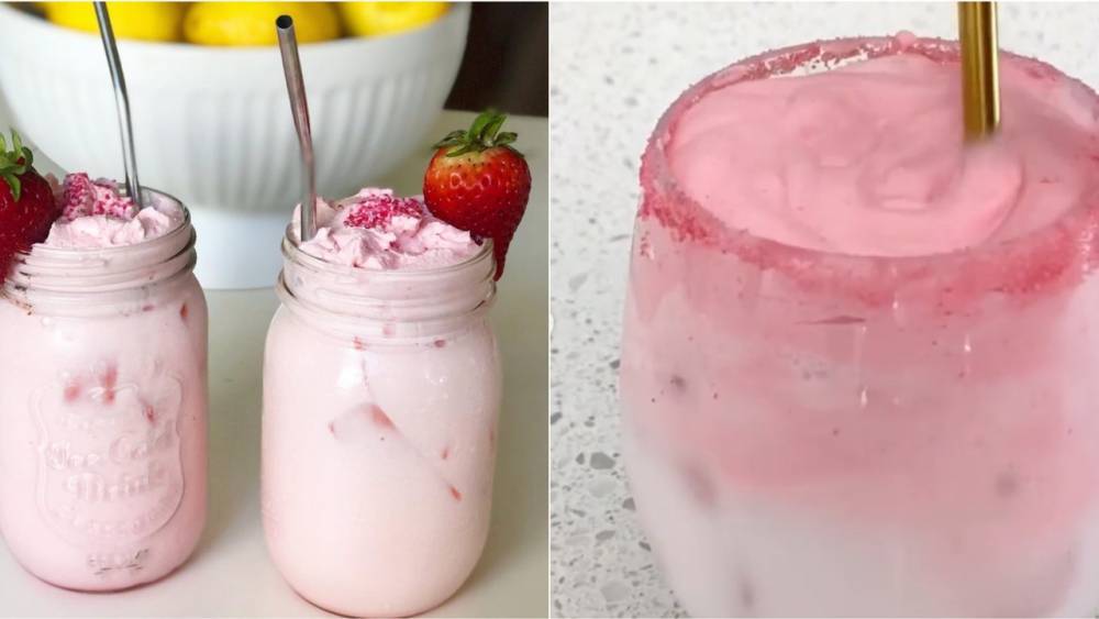 Whipped Strawberry Milk Is Instagram's New Obsession—and It's Even Easier to Make Than Dalgona Coffee - glamour.com