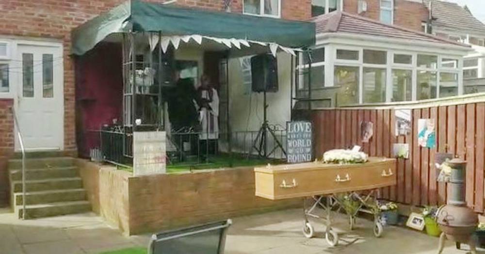 Devastated family hold gran's funeral in her garden due to coronavirus lockdown - mirror.co.uk