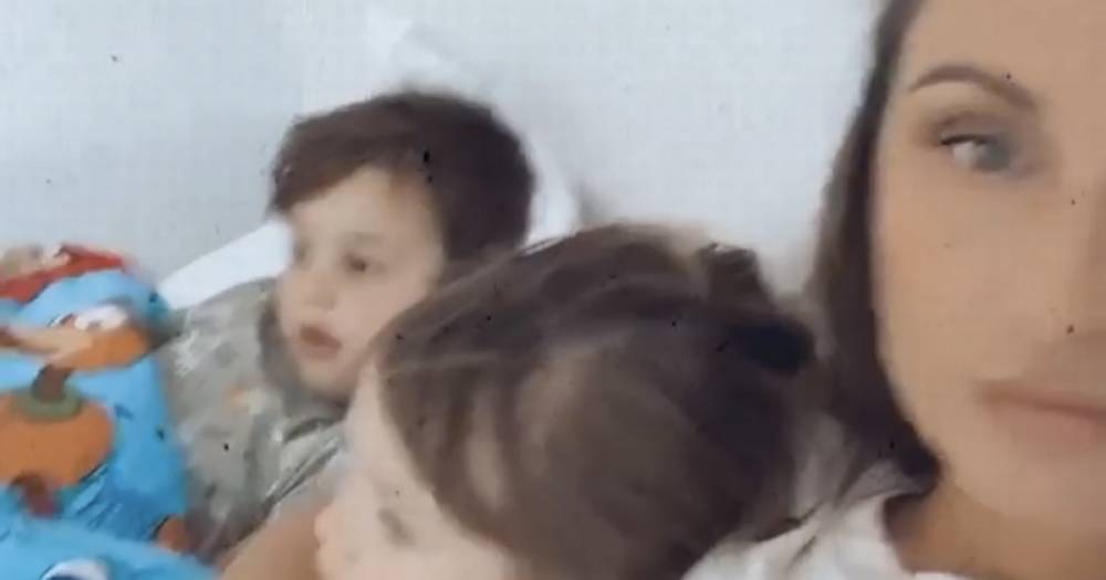 Samantha Faiers shares unseen photos of her children as they adorably fall asleep on her during nap time - ok.co.uk
