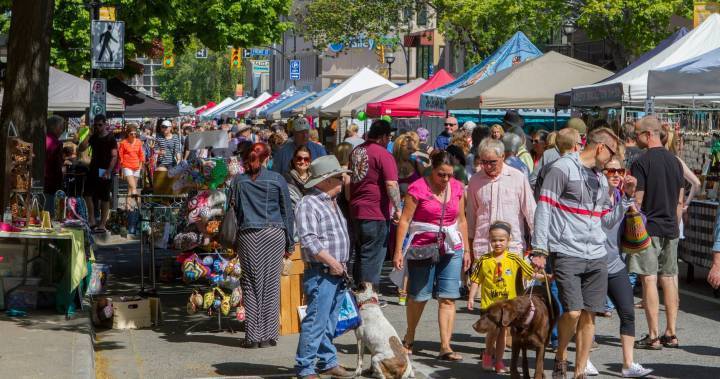 Coronavirus: Penticton’s community market cancelled, farmers’ market shifts online - globalnews.ca - city Downtown