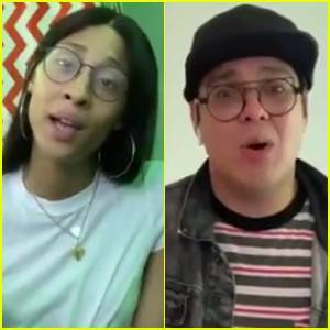 Mj Rodriguez & George Salazar Perform 'Suddenly Seymour' During GLAAD's Together in Pride Special - Watch! - justjared.com