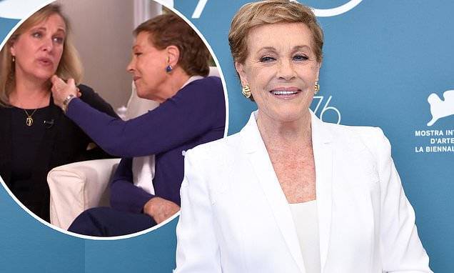 Julie Andrews - Julie Andrews launches Julie's Library podcast from her NY home with her daughter - dailymail.co.uk - Usa - state Indiana - county Andrews