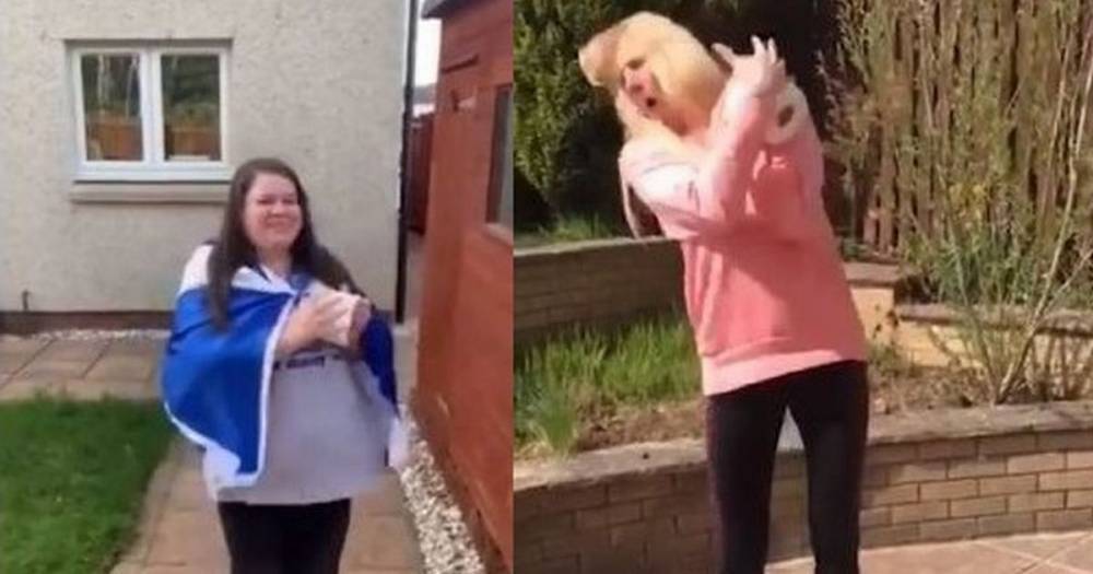 Larkhall teachers pass round bog roll to a Proclaimers classic in funny video for kids - dailyrecord.co.uk