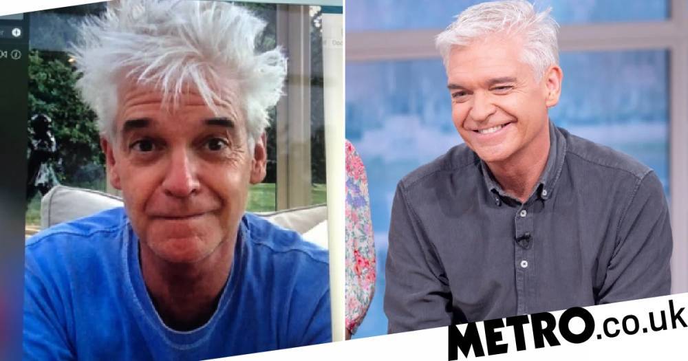 Phillip Schofield - Phillip Schofield shocks mother with out of control quarantine hairstyle - metro.co.uk