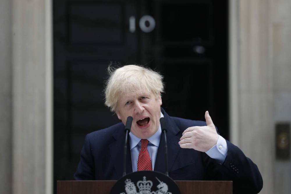 Boris Johnson - Back at work, Boris Johnson urges patience over UK lockdown - clickorlando.com - Britain