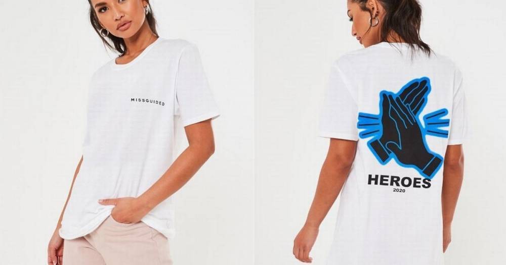 Missguided launch new 'Heroes' t-shirt with all profits going to NHS charities - mirror.co.uk - Britain