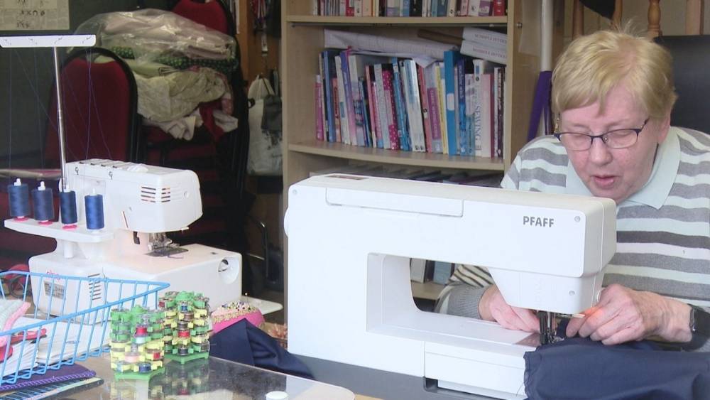ICA members sewing scrubs during Covid-19 crisis - rte.ie - Ireland