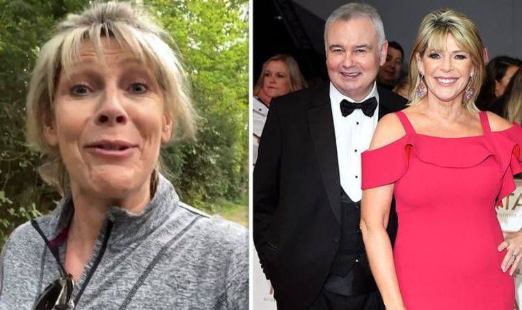 Ruth Langsford - Ruth Langsford: Eamonn Holmes' wife apologises after video interrupted by 'vibrating' - express.co.uk