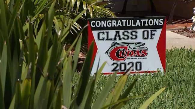 Grandmother says she was told to take down graduation yard sign - clickorlando.com - county Volusia