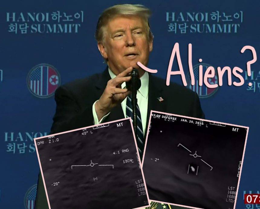 Pentagon Officially Publishes UFO Videos, Confirms ‘Unidentified Aerial Phenomena’ In Stunning Release - perezhilton.com