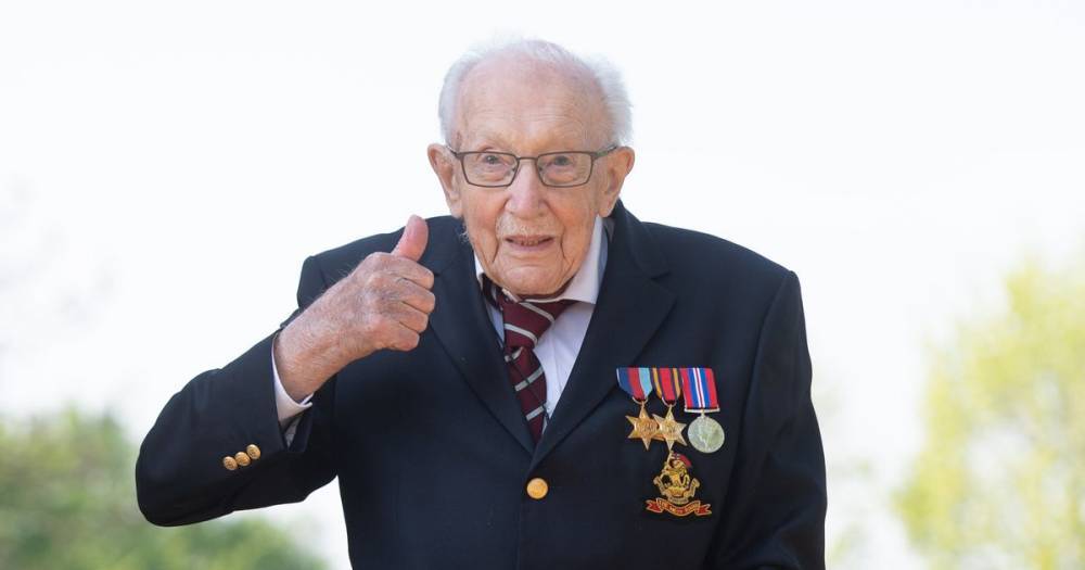 Tom Moore - Captain Tom Moore's 100th birthday Spitfire flypast axed as it's 'non-essential travel' - mirror.co.uk