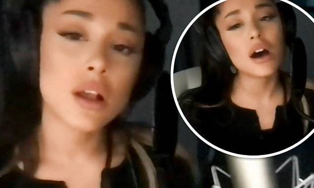Ariana Grande sings a heartfelt rendition of Still Hurting from the musical The Last Five Years - dailymail.co.uk