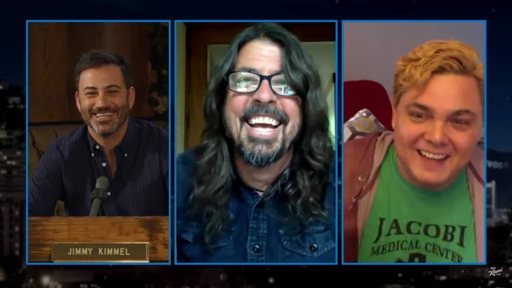 Chris Martin - Jimmy Kimmel - Dave Grohl Joins Jimmy Kimmel To Give New York Nurse Recovering From Coronavirus The Surprise Of His Life - etcanada.com - New York - state New York - county Bronx - county Riley