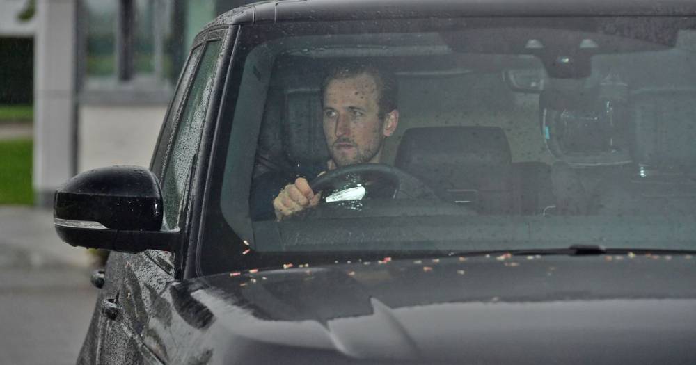 Harry Kane pictured arriving at Spurs training as England ace continues injury comeback - dailystar.co.uk