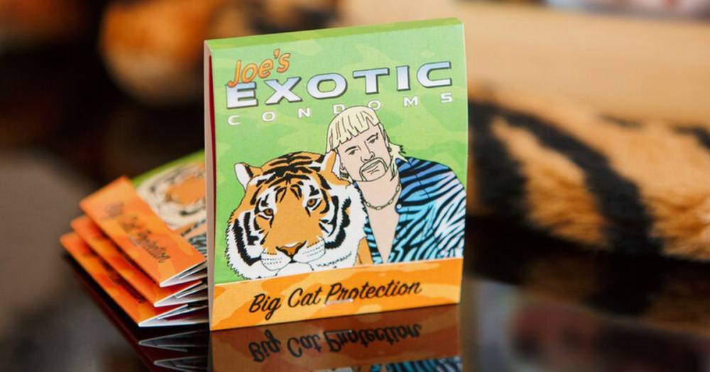 You can now buy condoms featuring Joe Exotic's face exclusively from Firebox - mirror.co.uk