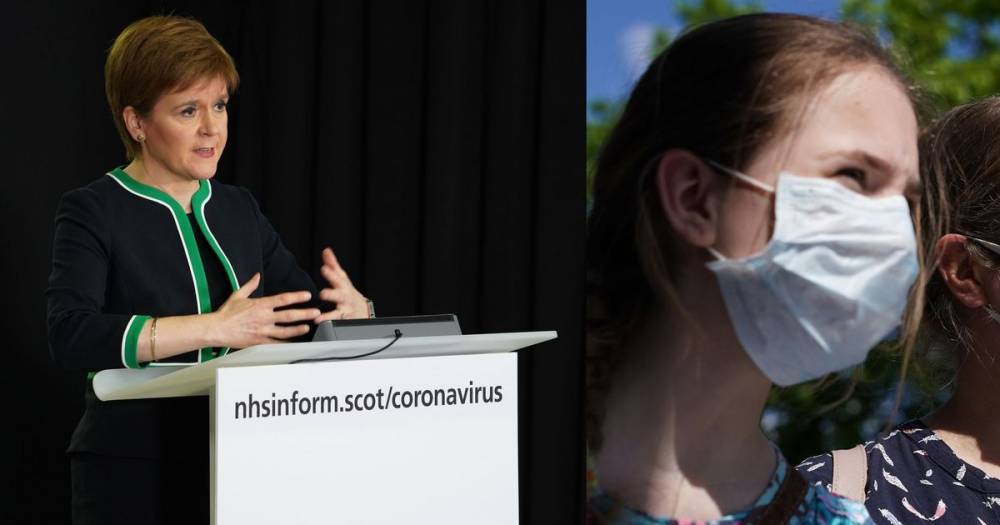 Nicola Sturgeon - Nicola Sturgeon advises Scots to wear face coverings in public - dailyrecord.co.uk - Scotland