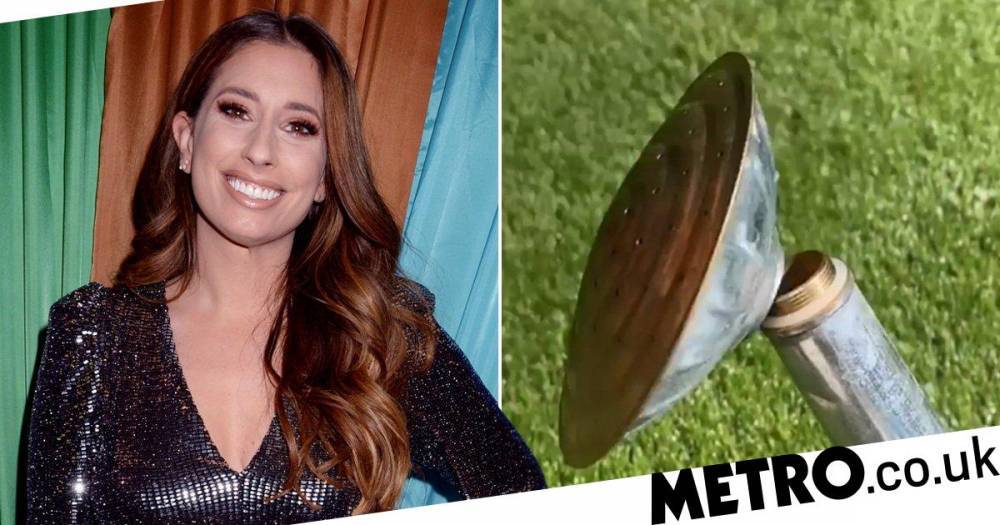 Stacey Solomon - Stacey Solomon continues her reign as housekeeping queen by transforming watering can into magical garden light - metro.co.uk