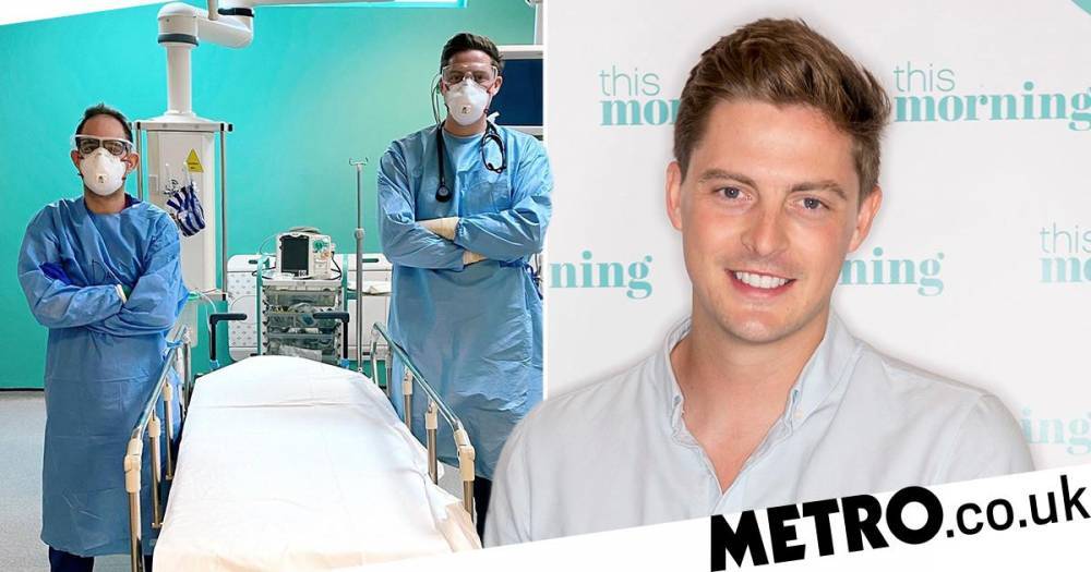 Alex George - Dr Alex George ‘moved to tears’ as he takes part in minute’s silence for the NHS - metro.co.uk