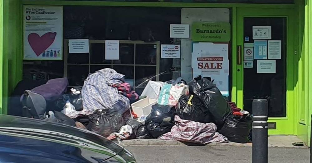 Charity shops remain closed across Greater Manchester - but people are still leaving bags on their doors - manchestereveningnews.co.uk - city Manchester