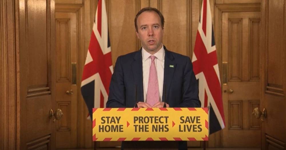 Matt Hancock - Government start including care home deaths in daily figures where they say sixth of coronavirus fatalities are - manchestereveningnews.co.uk