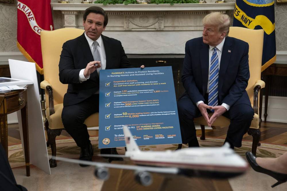 Donald Trump - Ron Desantis - Florida governor says he’ll make reopening announcement Wednesday - clickorlando.com - state Florida - area District Of Columbia - Washington, area District Of Columbia