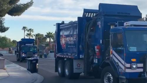 3-year-old surprised by garbage truck birthday parade during coronavirus lockdown - globalnews.ca