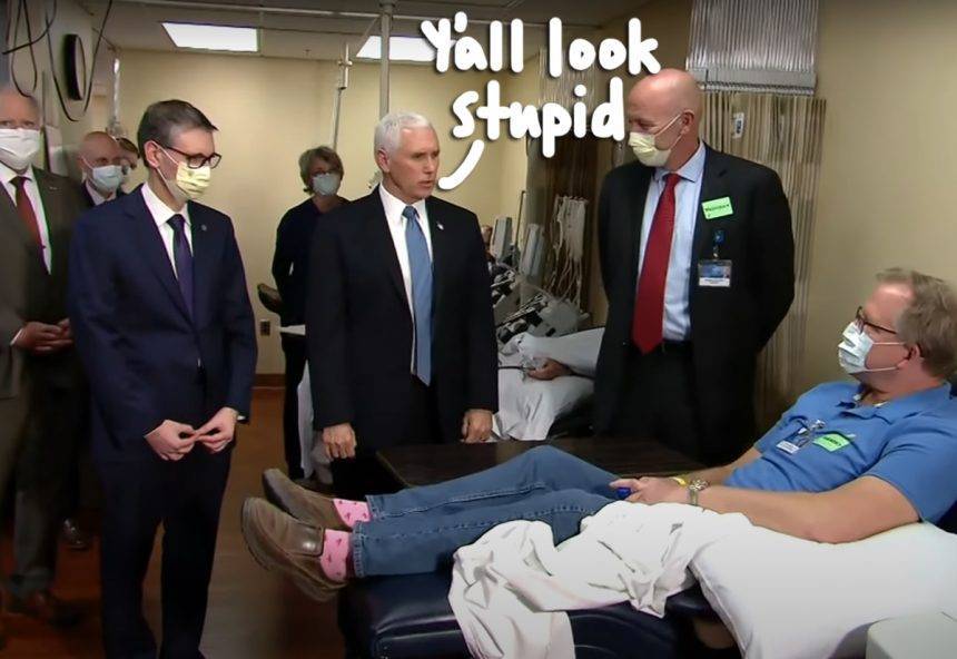 Mike Pence Refuses To Wear Face Mask During Mayo Clinic Visit — Ignoring The Hospital’s Rules! - perezhilton.com - state Minnesota