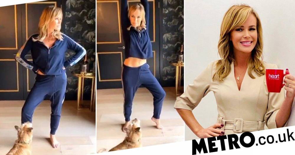 Amanda Holden - Laura Whitmore - Justin Bieber - Ashley Roberts - Jason Derulo - Amanda Holden makes most of empty Heart FM studio for TikTok debut with Ashley Roberts - metro.co.uk - Britain