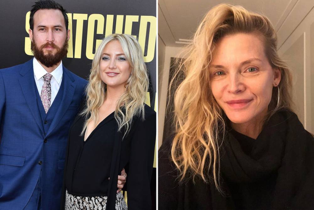 Kate Hudson - Danny Fujikawa - Andy Cohen - Michelle Pfeiffer - Kate Hudson admits to ‘good sex life’ with boyfriend in quarantine but has an ‘online love fest’ with Michelle Pfeiffer - thesun.co.uk