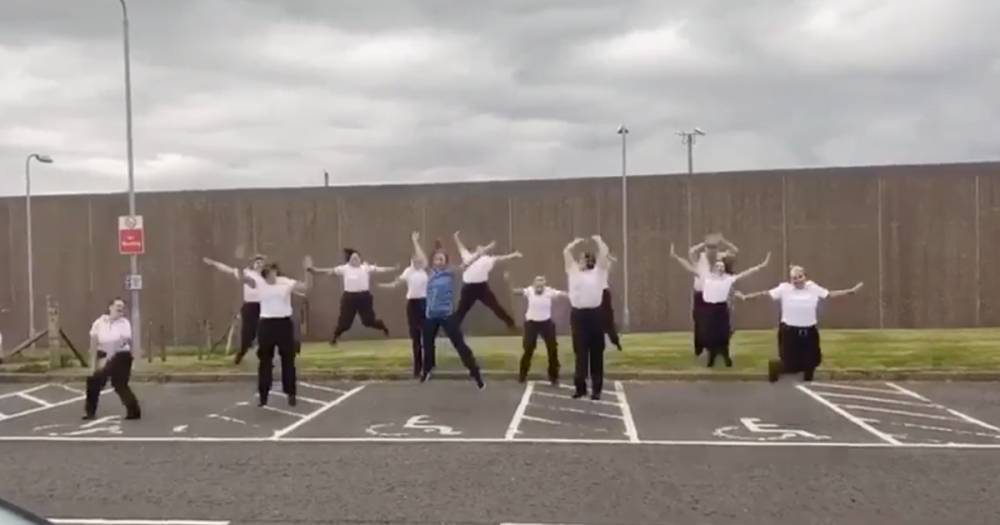 HMP Kilmarnock prison staff take on TikTok dance challenge in bid to lift spirits at coronavirus hit jail - dailyrecord.co.uk - Scotland
