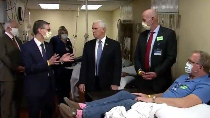 Mike Pence - Tim Walz - VP Mike Pence doesn't wear mask during tour of Mayo Clinic COVID-19 research, treatment facilities - fox29.com - state Minnesota