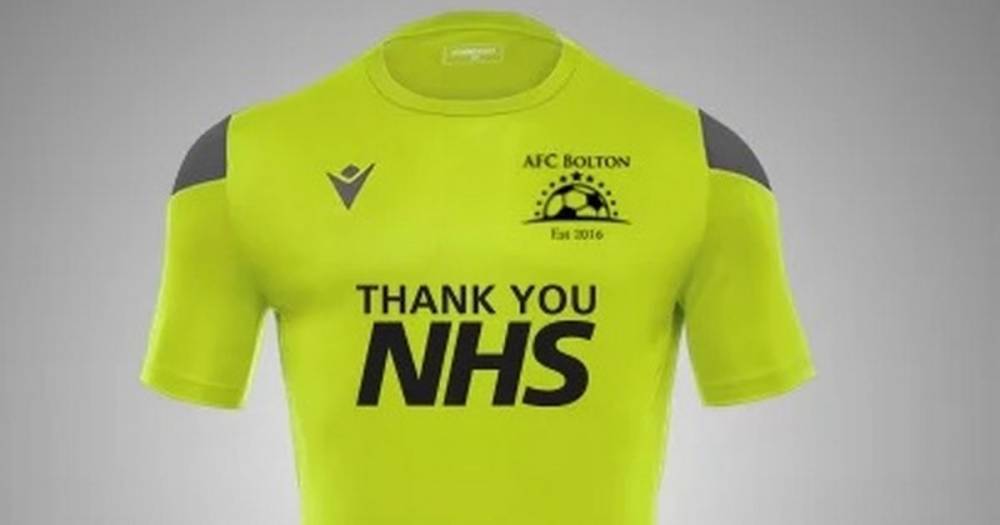 Bury sports shop raising thousands with 'Thank You NHS' football shirts - manchestereveningnews.co.uk - Scotland - city Manchester