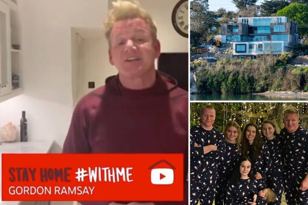 Gordon Ramsay - Gordon Ramsay slammed as he fronts ‘Stay Home’ YouTube ad – but moves entire family to second home in Cornwall - thesun.co.uk