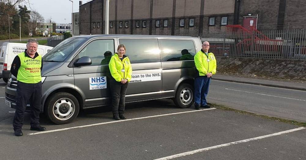 Volunteers help patients reach coronavirus assessment centres - dailyrecord.co.uk - Scotland
