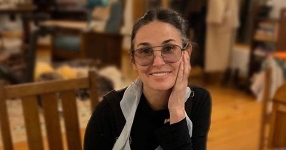 Demi Moore letting her hair go grey as she ages gracefully during lockdown - mirror.co.uk - state Idaho