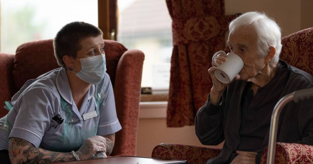 Moving photos of dedicated staff caring for residents at nursing home hit by coronavirus - mirror.co.uk - city Sheffield
