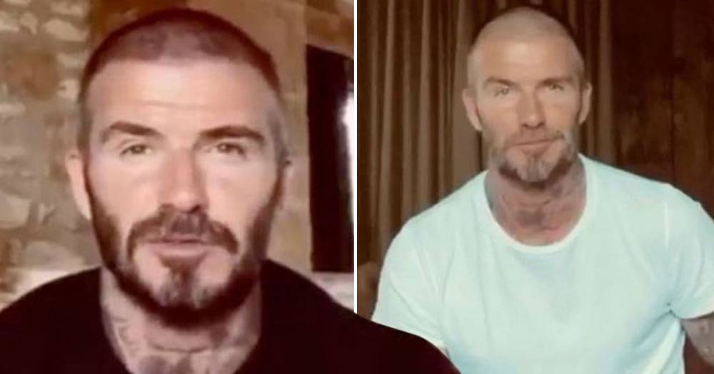David Beckham - David Beckham fans marvel at lockdown hair transformation as he returns to Instagram - mirror.co.uk - Britain