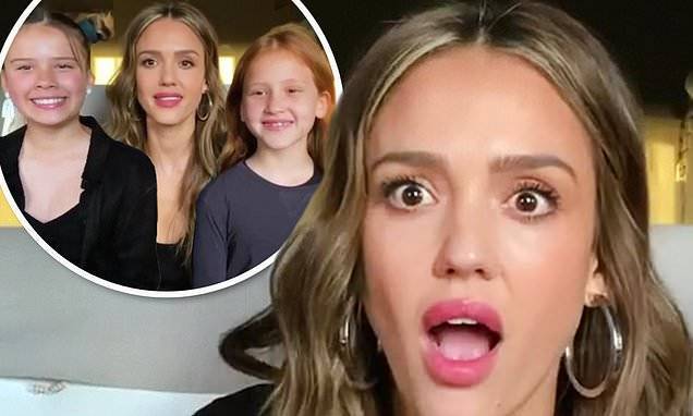 Jessica Alba - Jessica Alba is shocked to learn her daughters find her presence on TikTok to be 'kind of cringey' - dailymail.co.uk