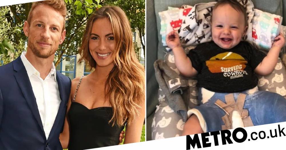 Brittny Ward - Jenson Button’s son, 10 months, has surgery after ‘completely dislocating’ hip - metro.co.uk
