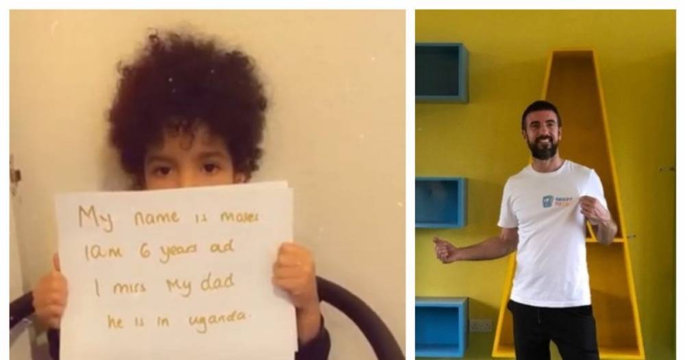 Newton Heath - Six-year-old-boy makes emotional appeal for help to bring his dad home from Uganda where he's trapped by the coronavirus lockdown - manchestereveningnews.co.uk - Uganda