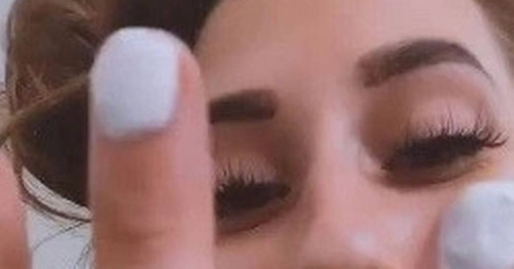Stacey Solomon - Stacey Solomon shows off her at-home manicure - which took three hours and ended in tears - mirror.co.uk