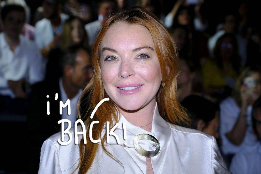 Lindsay Lohan - Lindsay Lohan Returns To Music Scene With Back To Me — LISTEN! - perezhilton.com