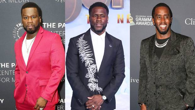 Kevin Hart - 50 Cent Disses Kevin Hart Diddy For Showing Grey Hair In Their Beards: ‘They Got Old’ - hollywoodlife.com - city Sander