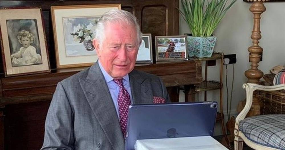 Camilla - prince Charles - Behind-the-scenes photo of Charles's video message shows very relatable working from home set-up - mirror.co.uk - Scotland